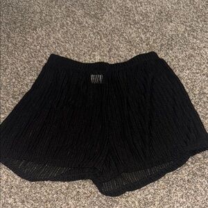 Black Women's Swimsuit Coverup Shorts